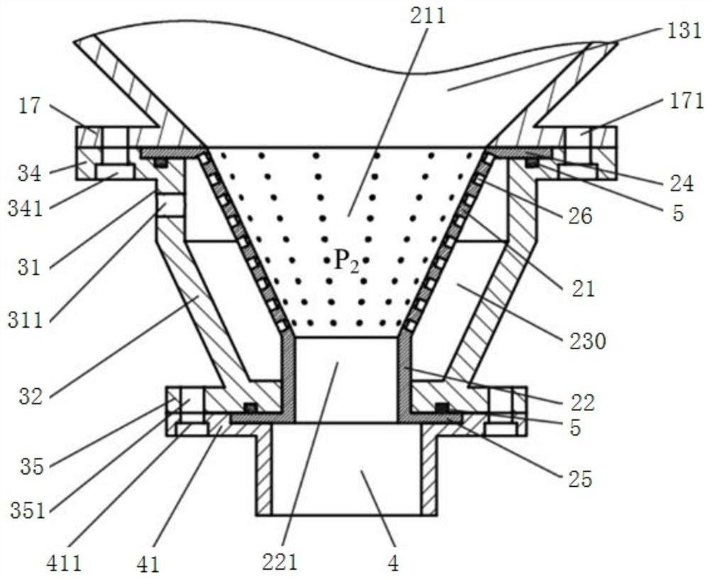 Spraying type hydrate continuous reaction device