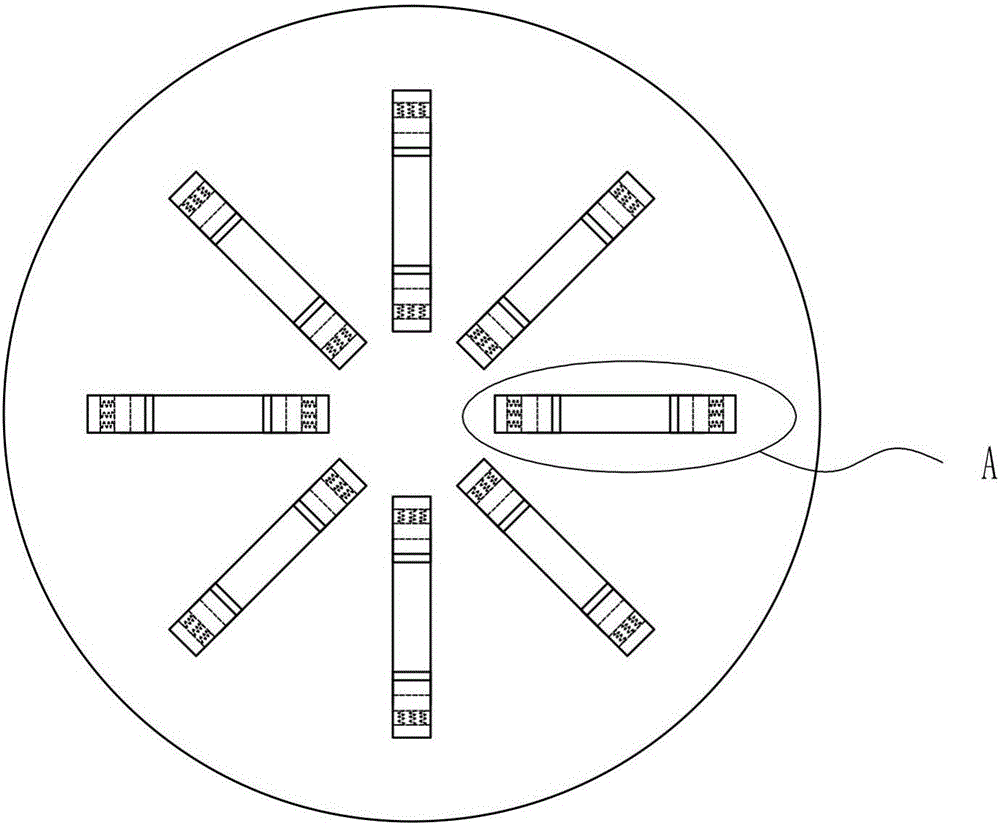 Efficient bending device for wrench for hardware manufacturing