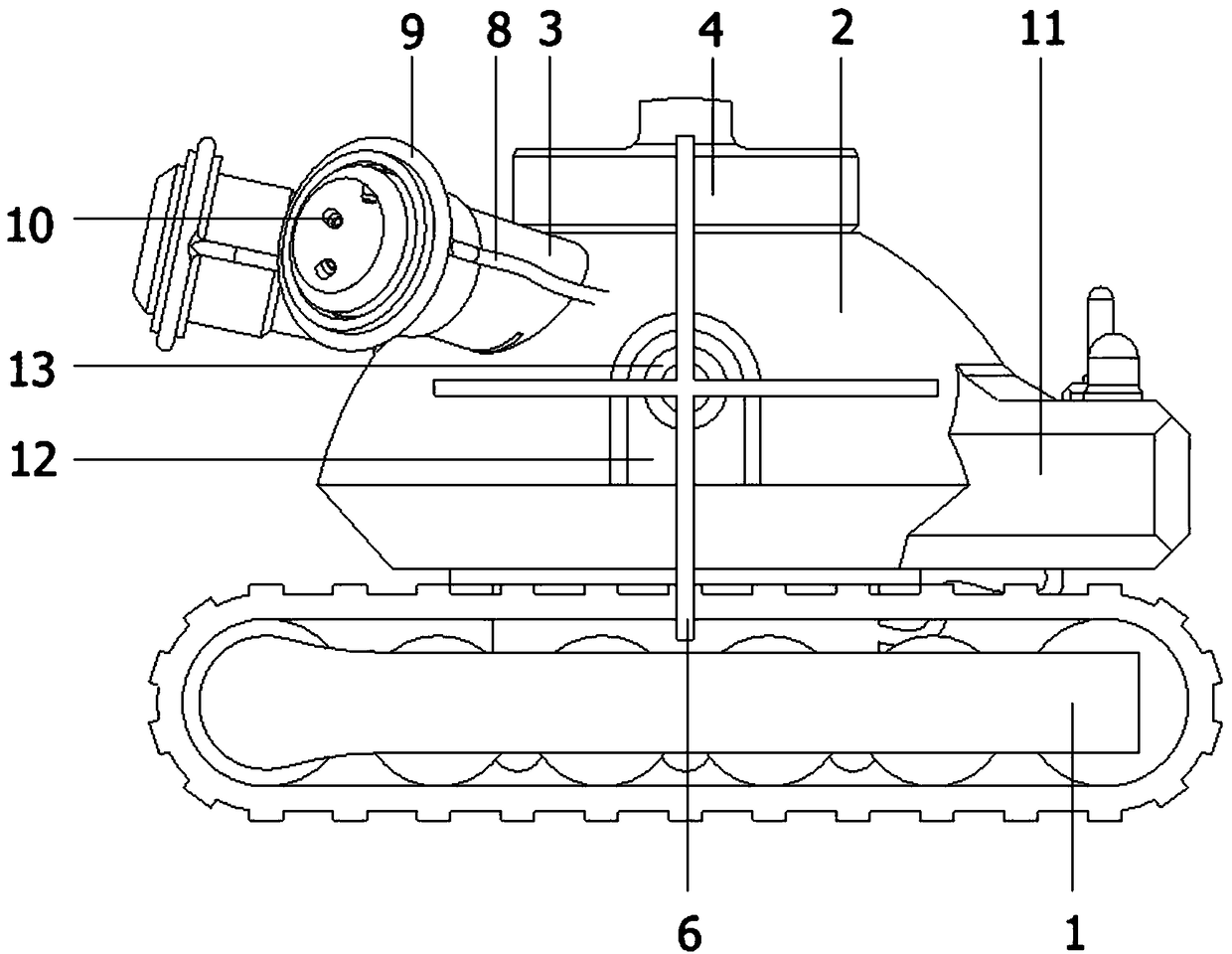 Unmanned plant protection robot