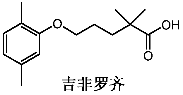 Preparation method of high-purity and low-chroma gemfibrozil