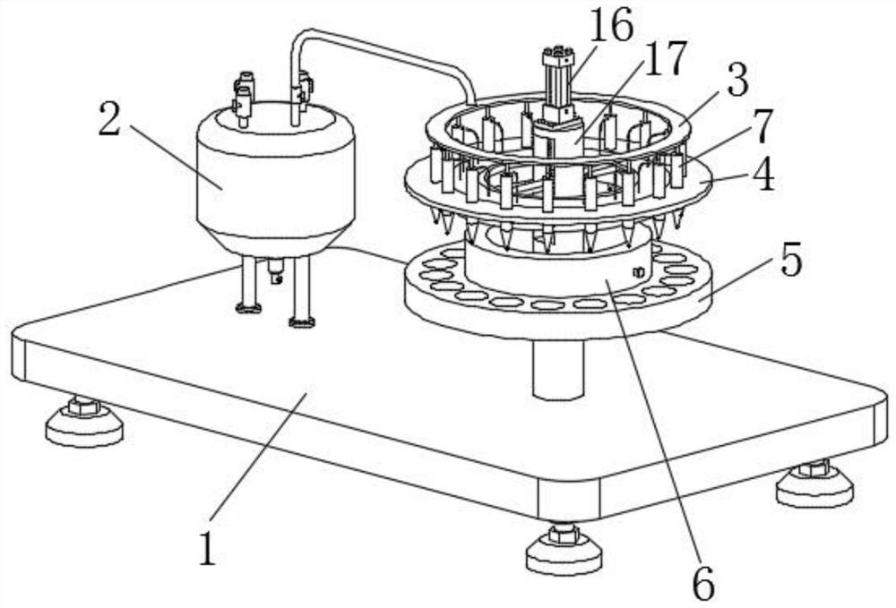 Vaccine reagent sampling and subpackaging device