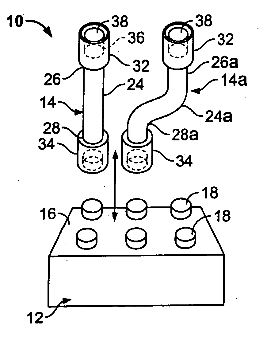 Magnetic construction kit adapted for use with construction blocks