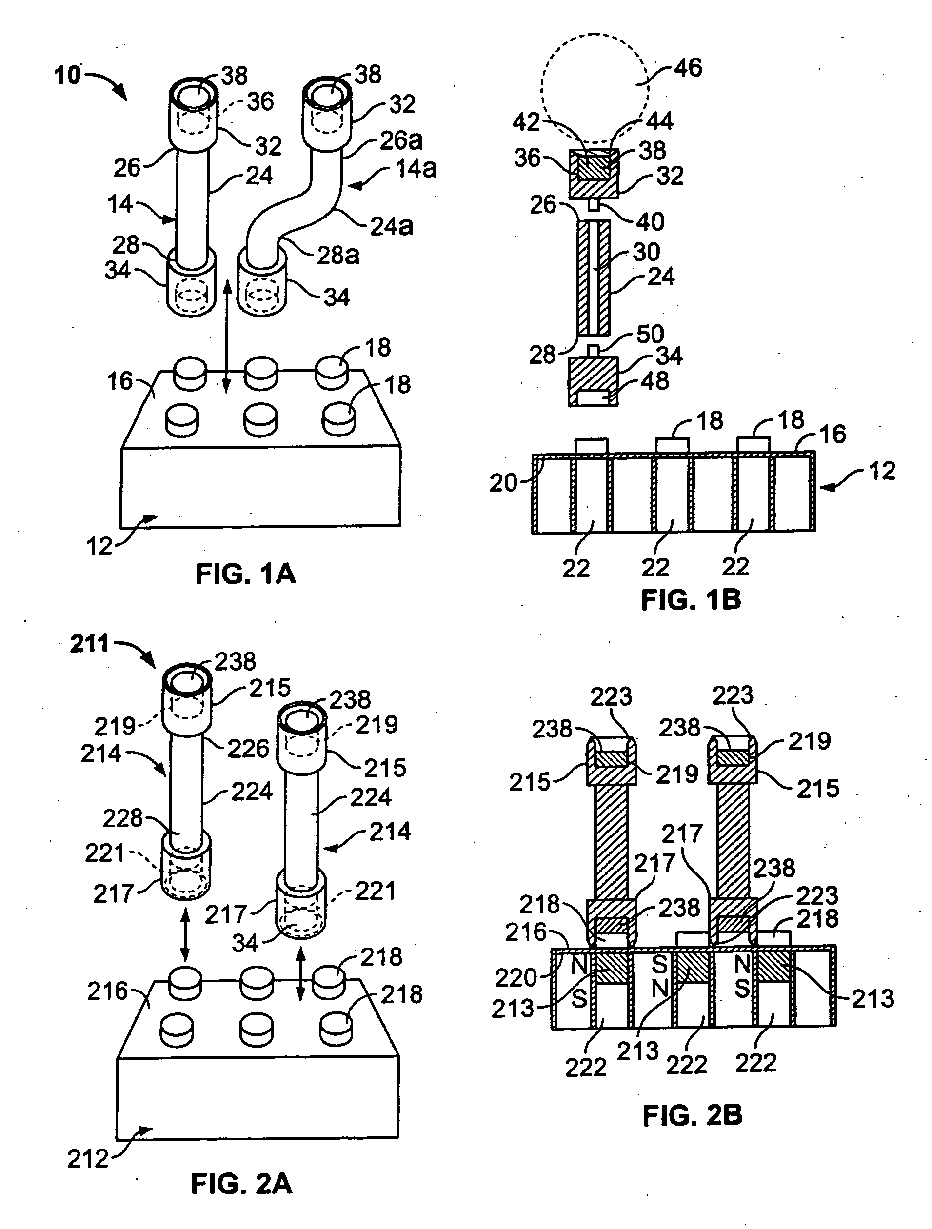 Magnetic construction kit adapted for use with construction blocks