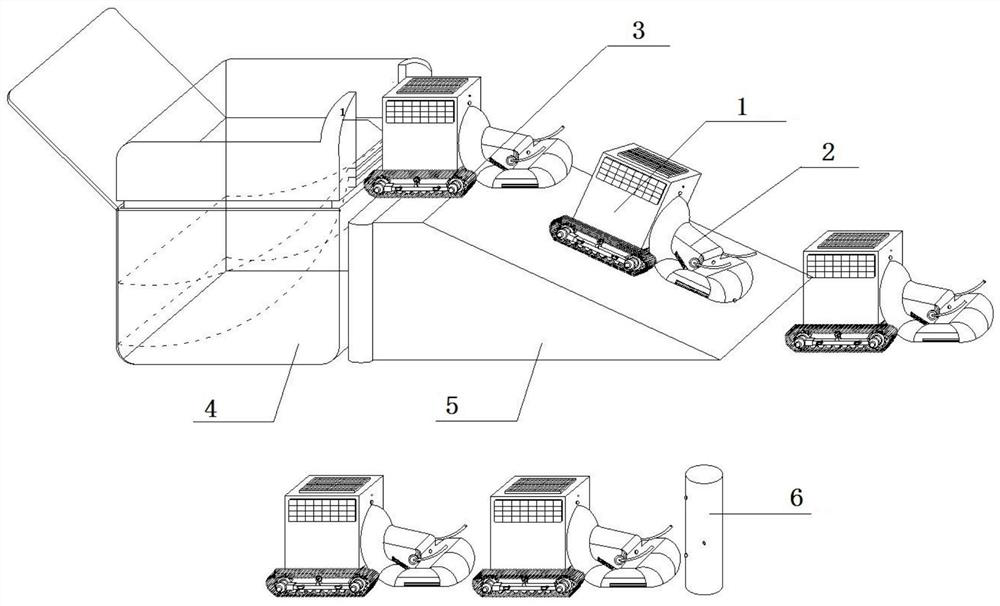 An eco-friendly beach waste collection and treatment device