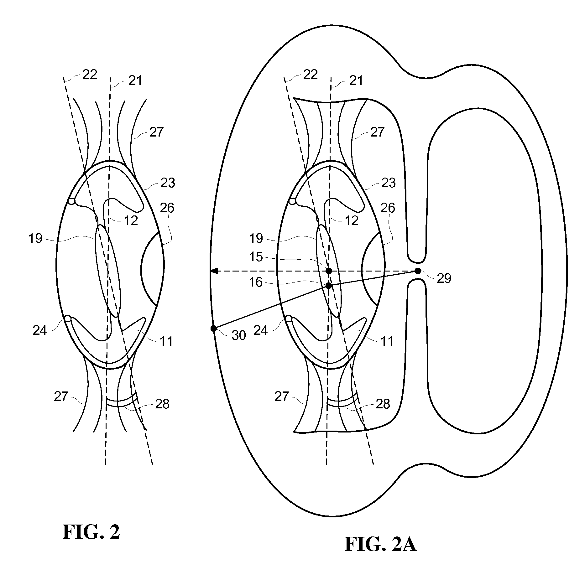 Pupil centered fovea focused optics assembly for intraocular lens