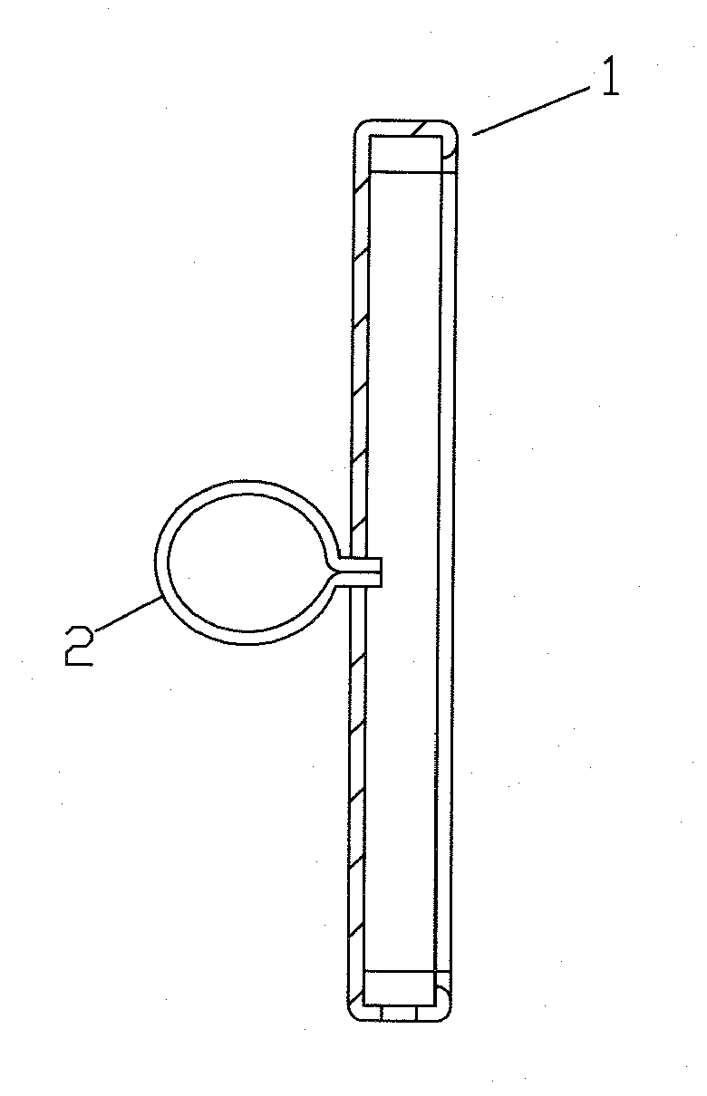 Handset protection housing with finger ring