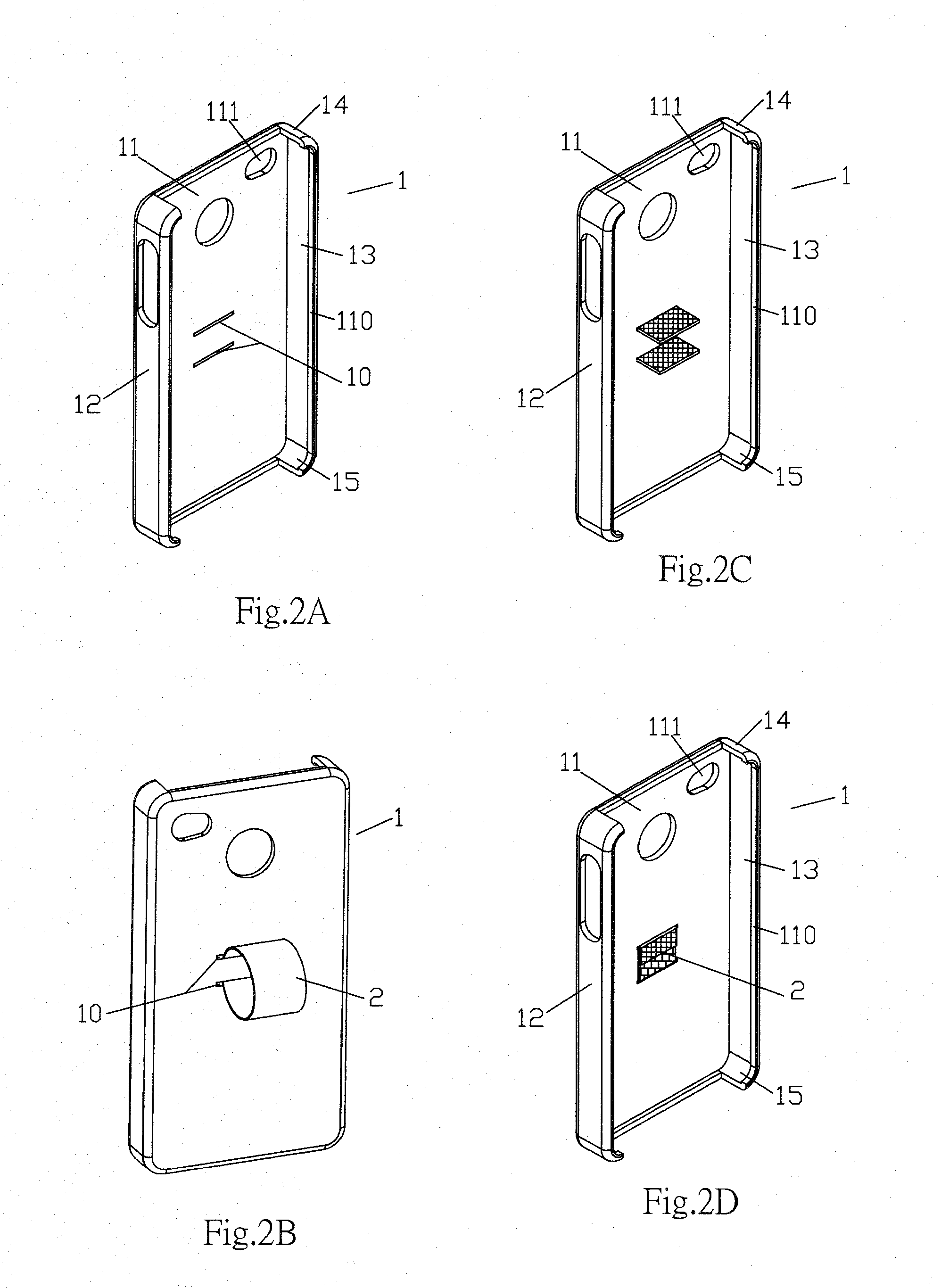 Handset protection housing with finger ring