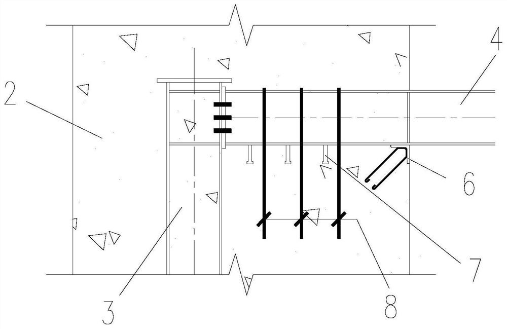 High-altitude and large-span cantilever structure construction platform and method