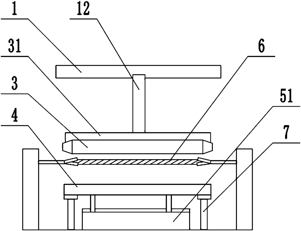 Cloth tentering and sizing device