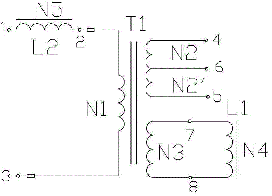 High-efficiency tightly-coupled LLC resonance transformer