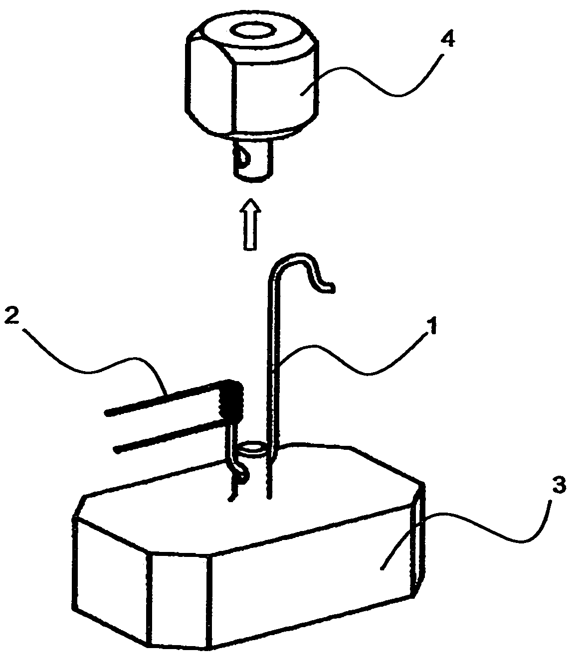 Non-explosive device for releasably securing components