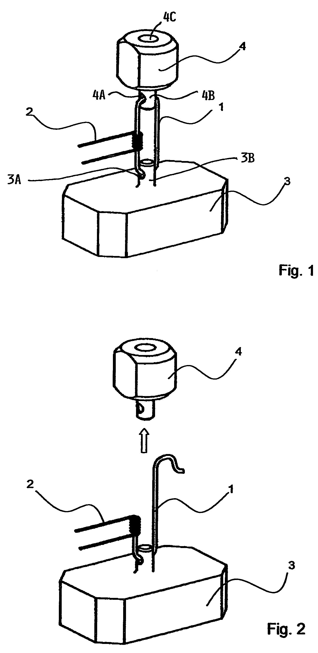 Non-explosive device for releasably securing components