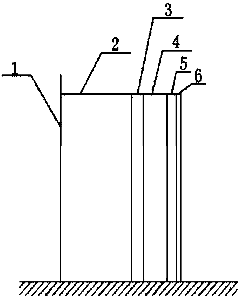 Heat insulation structure of solar thermal power generation high-temperature molten salt storage tank and preparation method for heat insulation structure