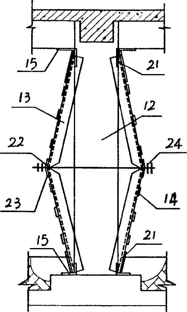 Method for pre-stressed reinforcing concrete compression member