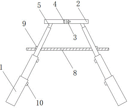 Transplanted tree fixing device applicable to landscaping