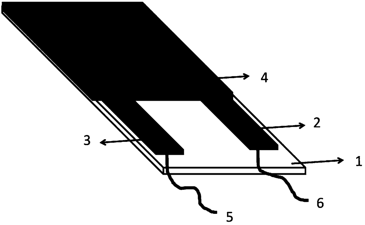 Resistive NO2 sensor based on oxygen-vacancy-rich tin dioxide modified graphene composite material, preparation method and application thereof