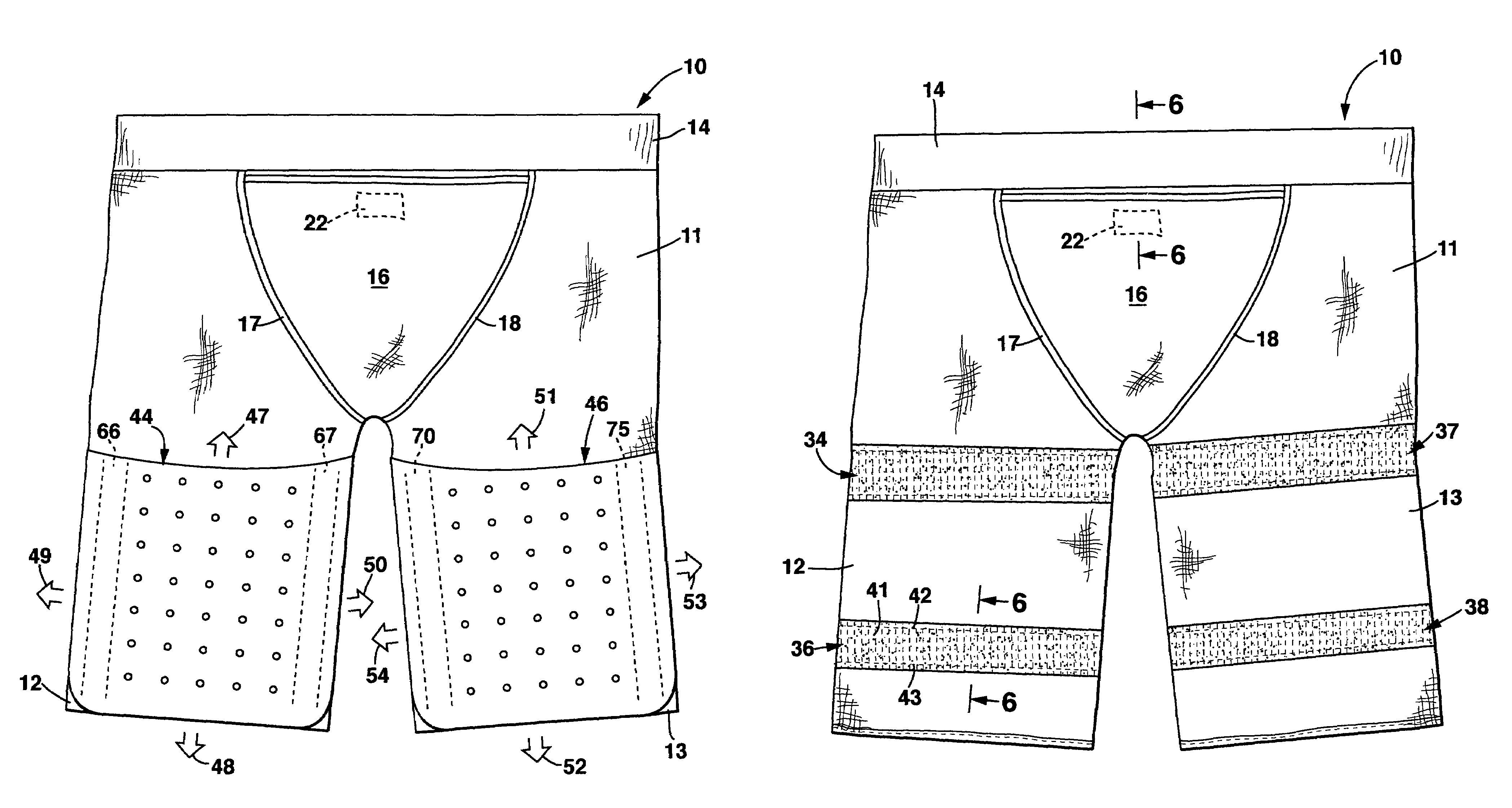 Athletic garment with adjustable leg shields