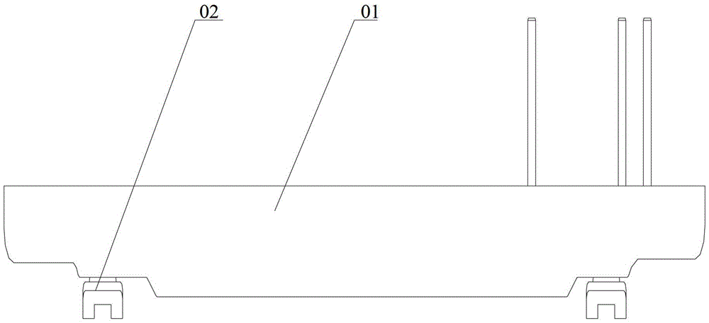 Chassis structure of an air conditioner outdoor unit