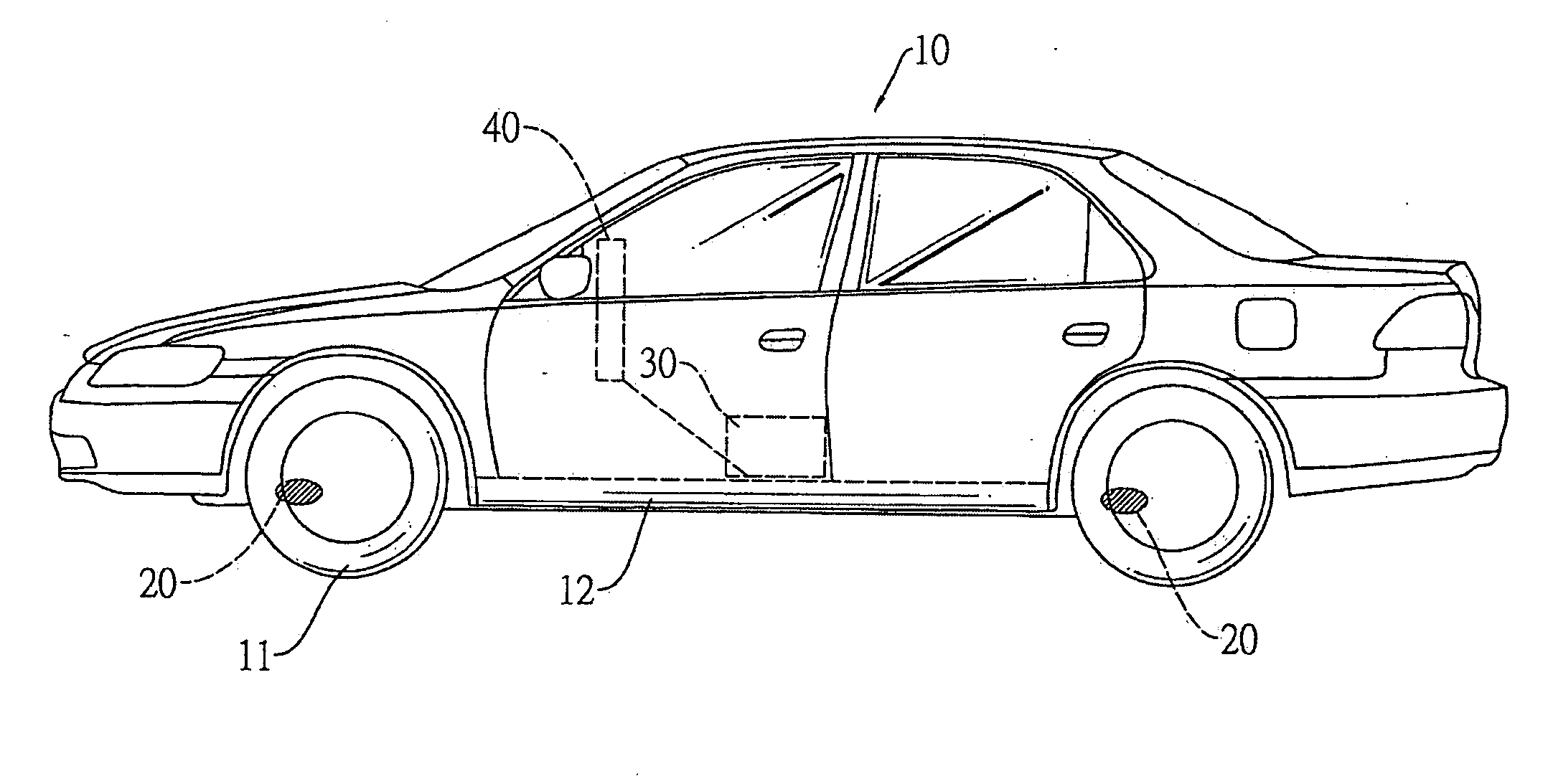 Wireless tire pressure monitor system