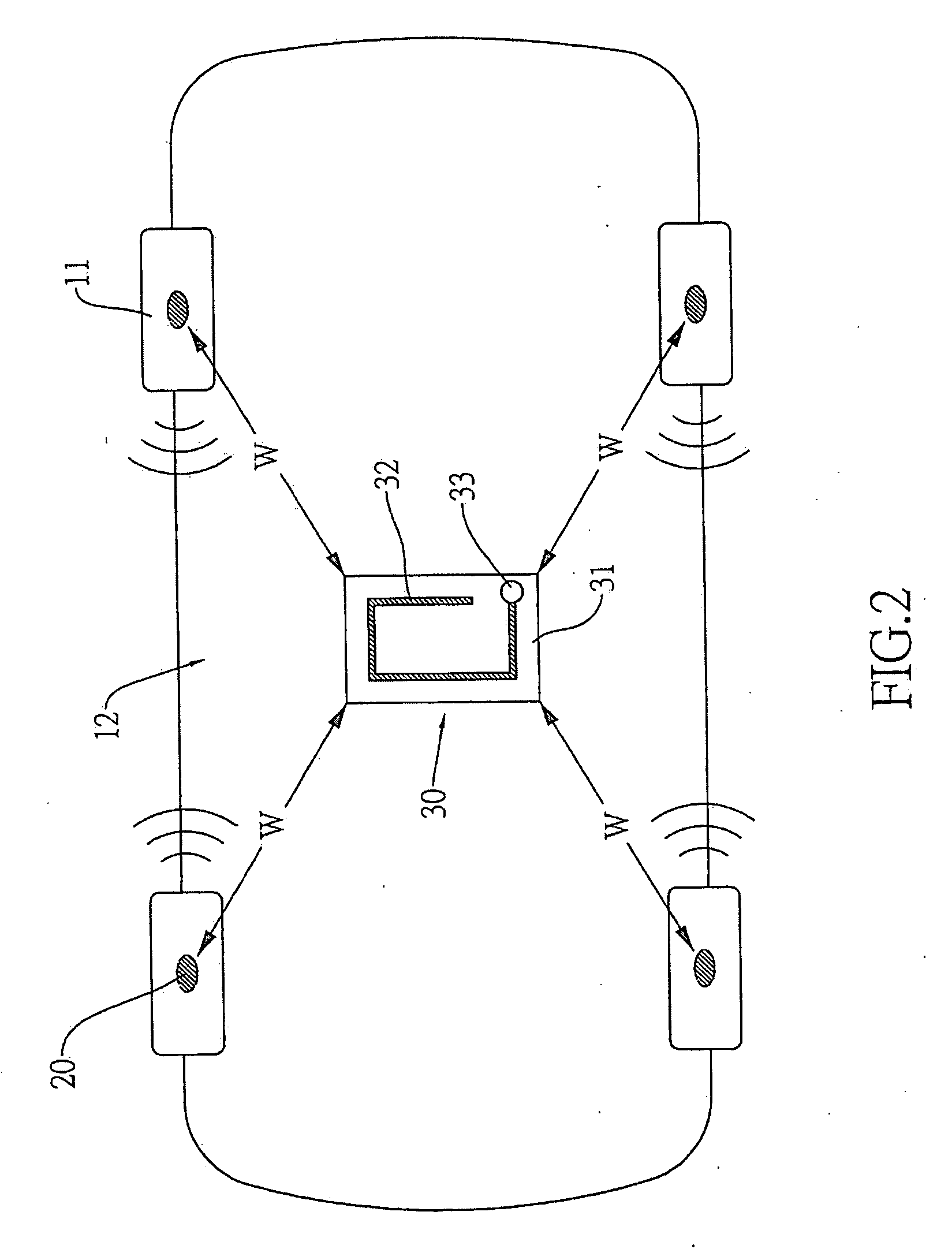 Wireless tire pressure monitor system