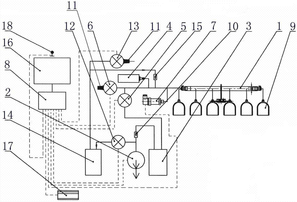 A negative pressure dynamic therapy instrument and its negative pressure pumping method