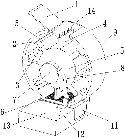 Intermittent movement type traditional Chinese medicine pulverization method and traditional Chinese medicine pulverizer