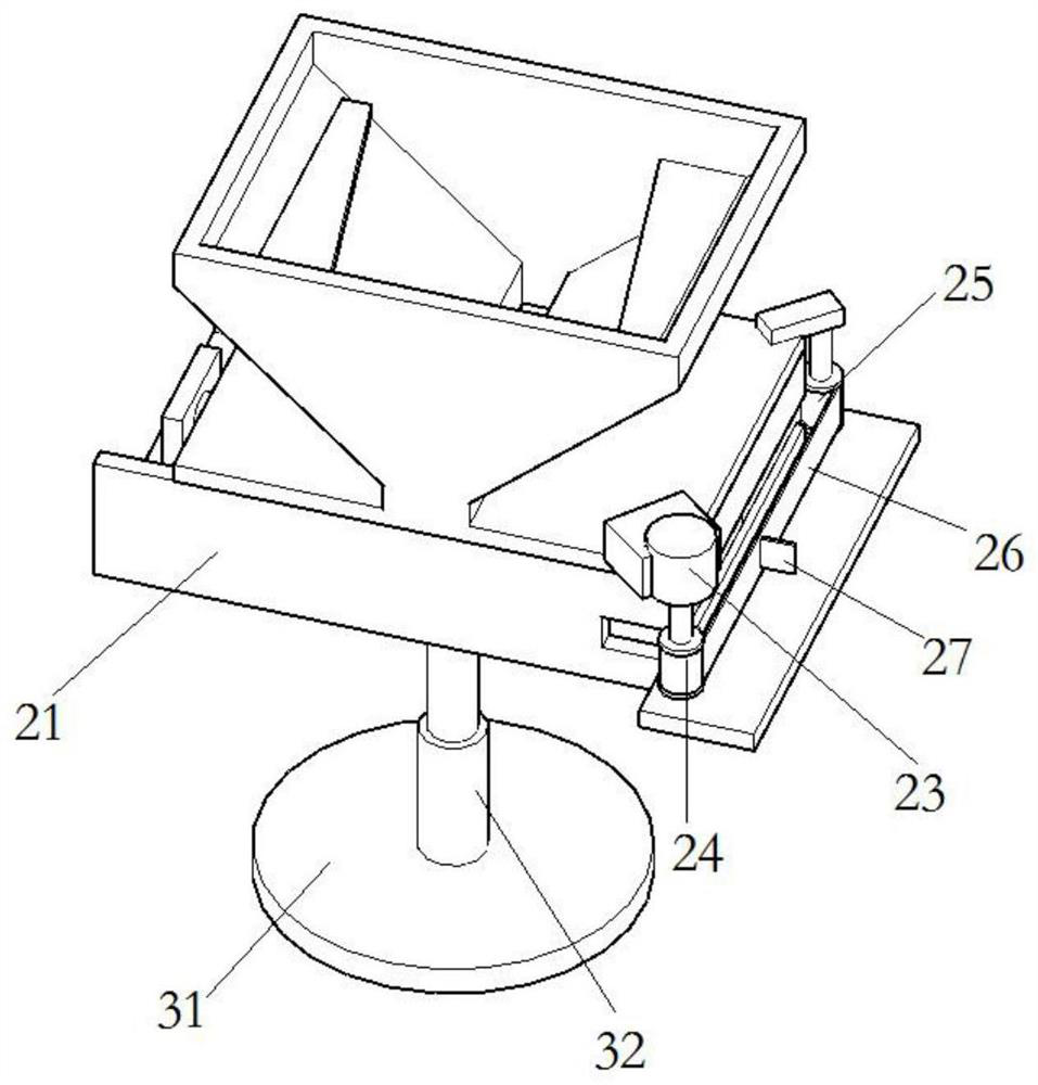 Automatic material collecting device for punch press production line