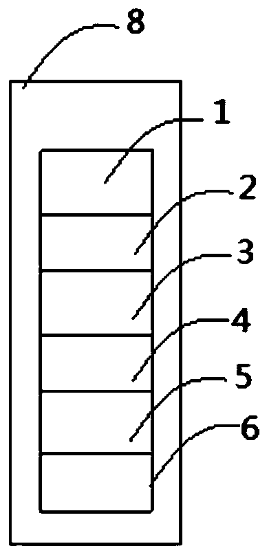 Textile fabric thermal transfer printing bleeding test paper and making method thereof