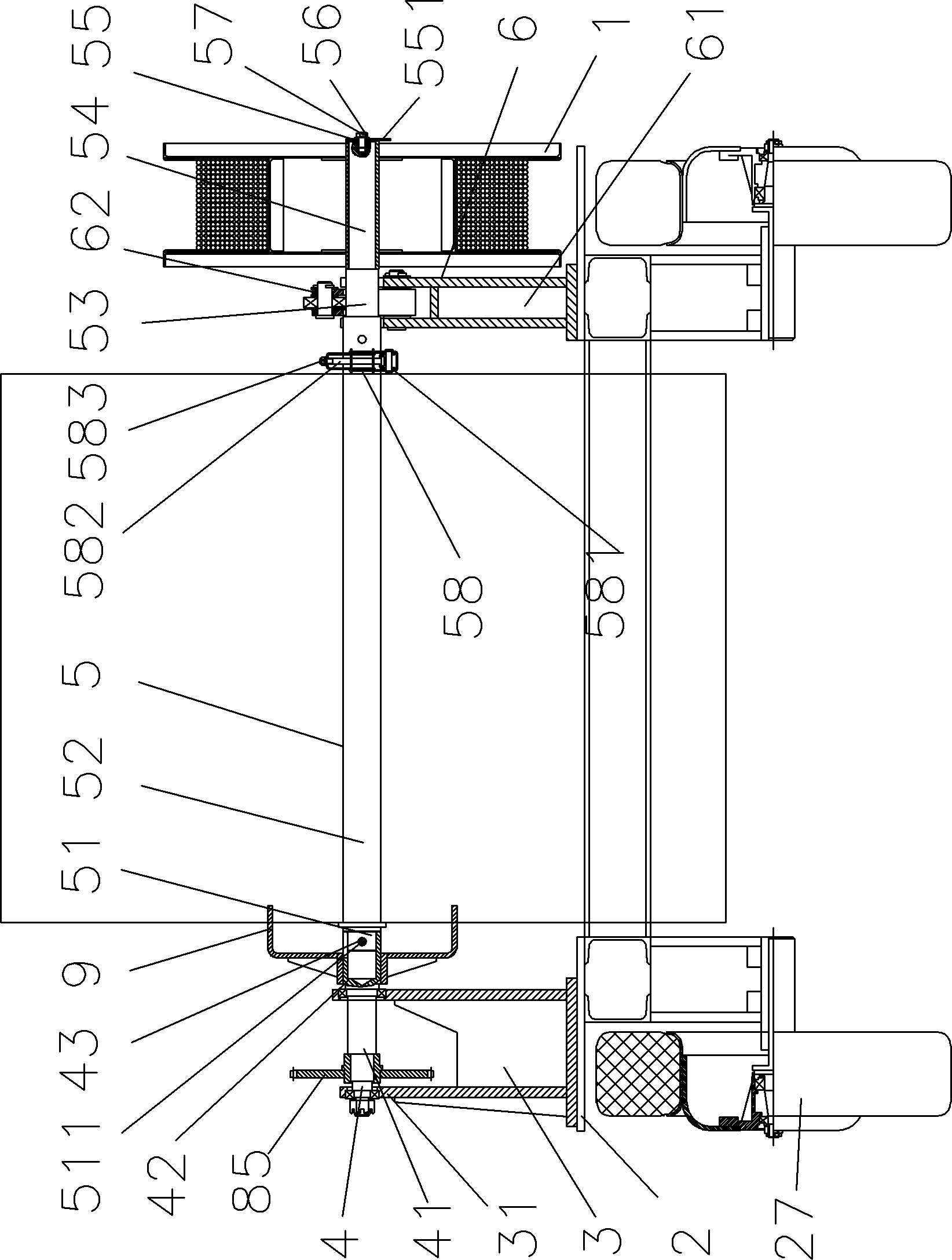 Cable pay-off vehicle