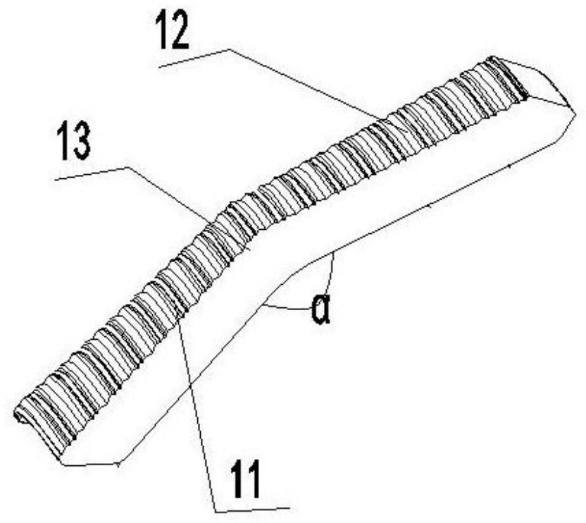 Air guide structure and air conditioner provided with same