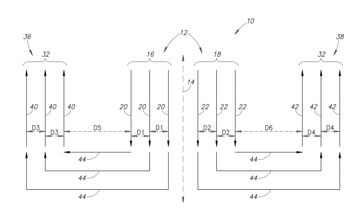 Central base coils for deep transcranial magnetic stimulation