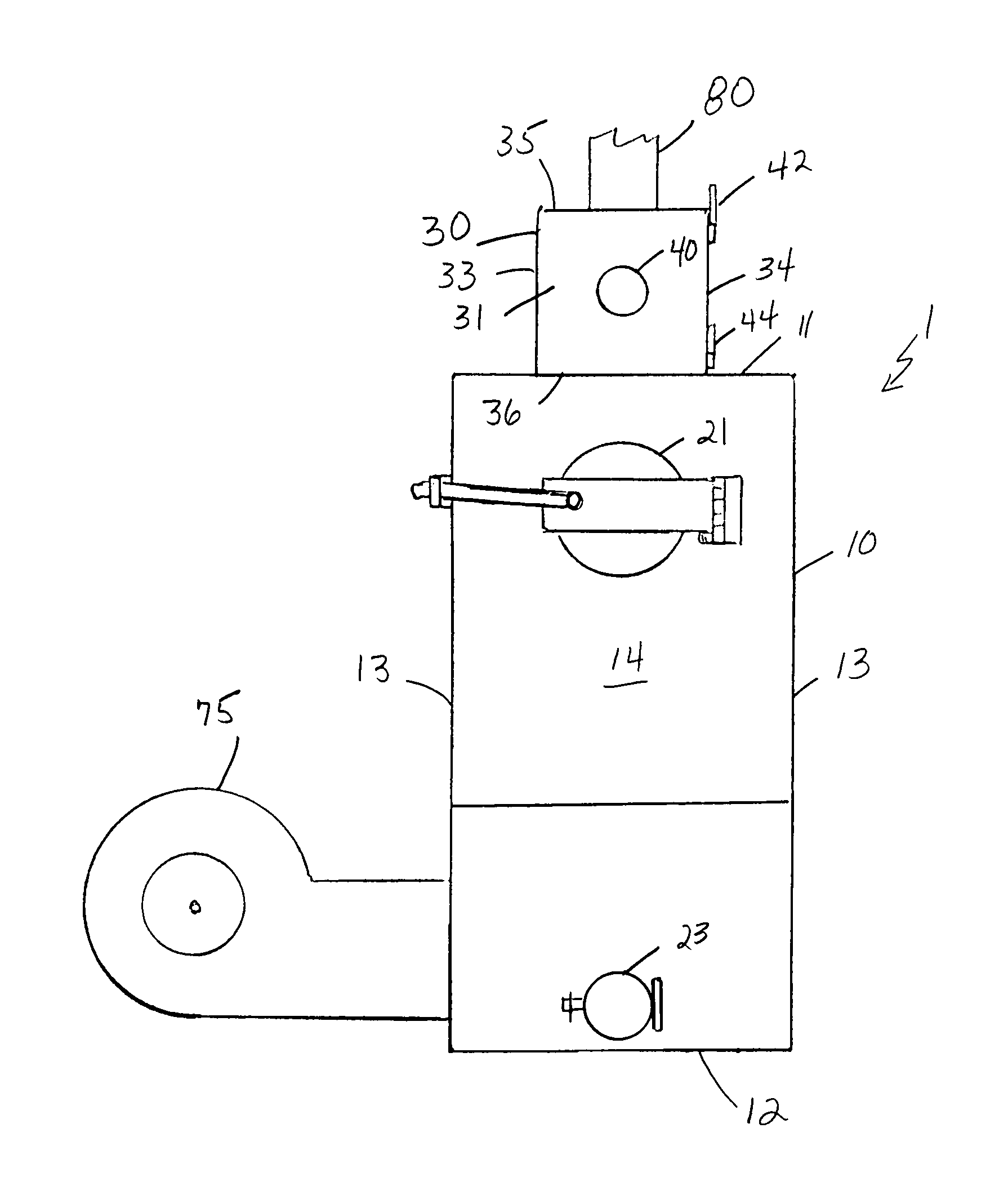 Wood burning furnace