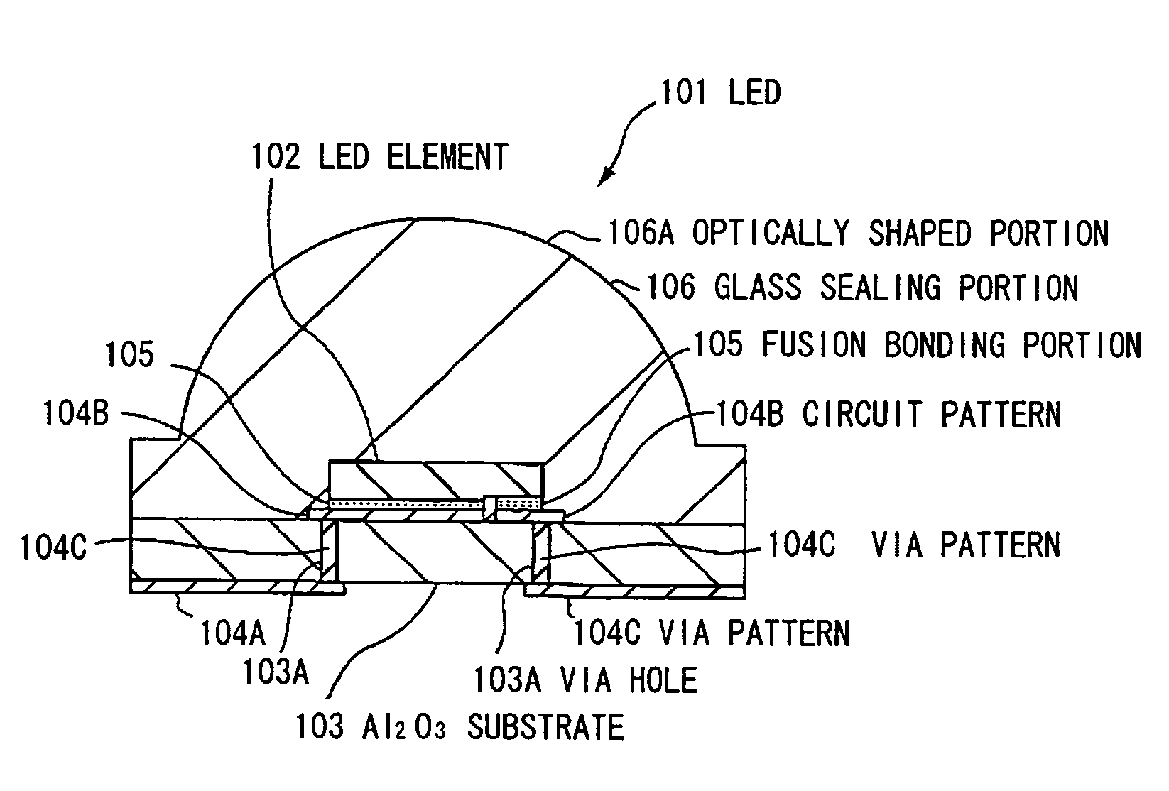 Solid state device and light-emitting element