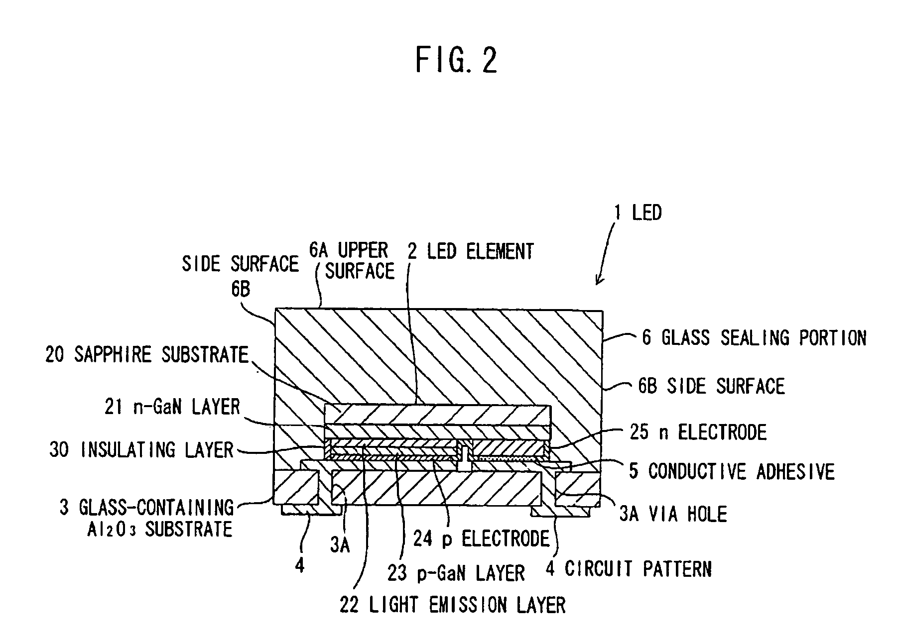 Solid state device and light-emitting element