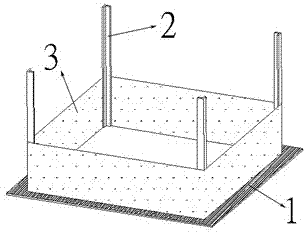 Method and sample frame for testing heat retention of down loose fibers