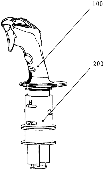 Side rod control device