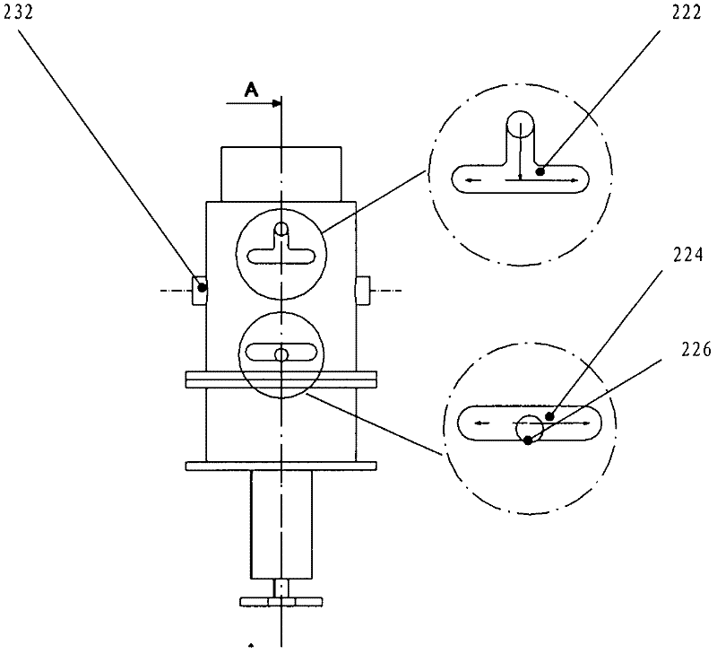 Side rod control device