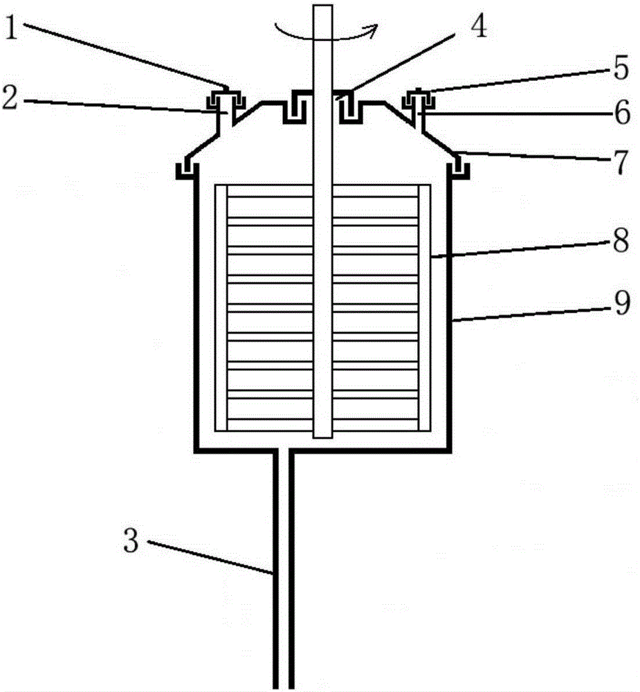 Crucible and preparation device and method for special dispersion glass