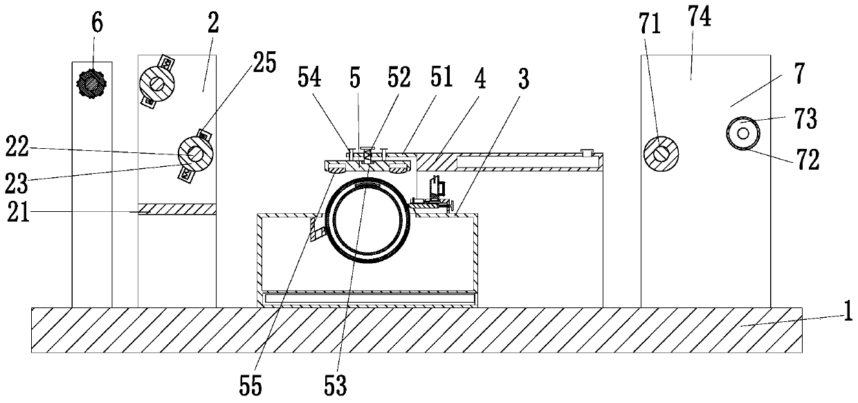 Anti-counterfeiting self-adhesive label coating system and coating treatment method