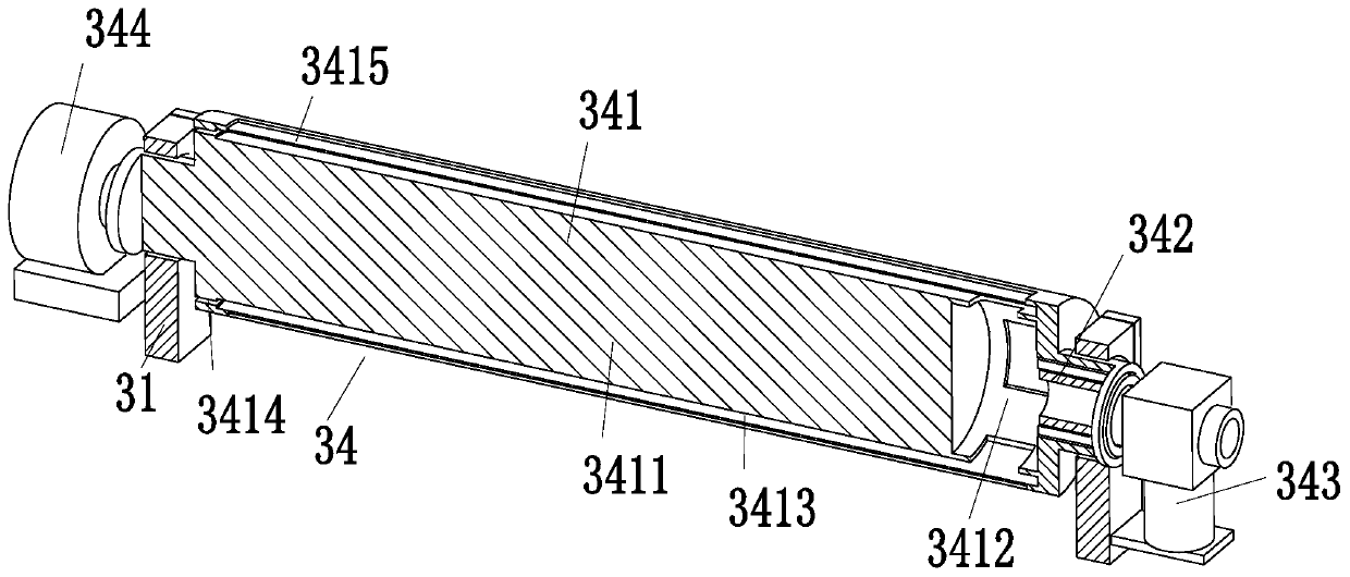 Anti-counterfeiting self-adhesive label coating system and coating treatment method