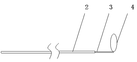 Double-blade vascular foreign body grabbing device