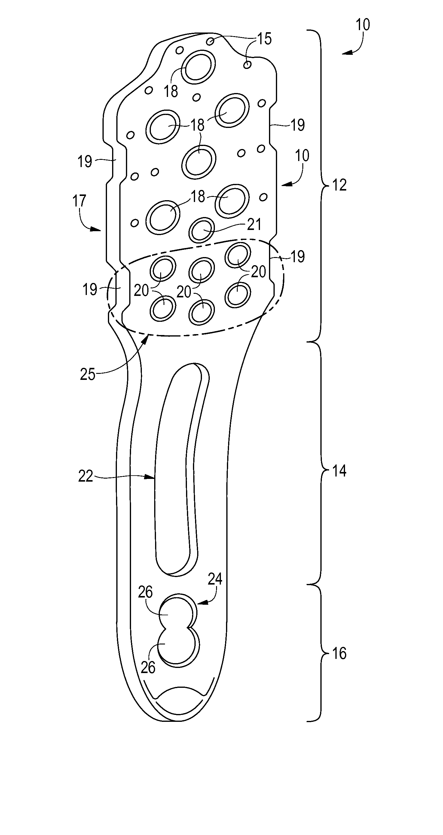 Fixation device for proximal humerus fractures