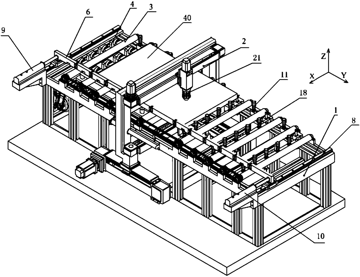 Device and method for realizing automatic thickness ratio detection of composite plate