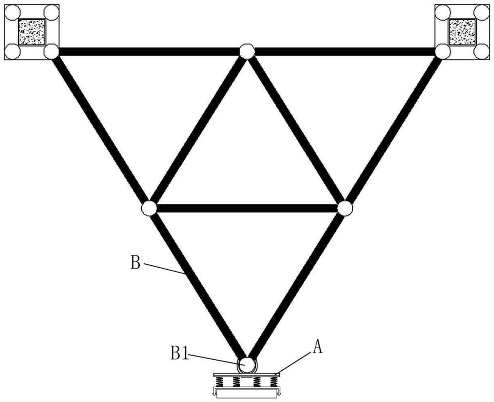 Improved anti-collision device used in hoisting process of large-scale multi-corner-angle cantilever truss