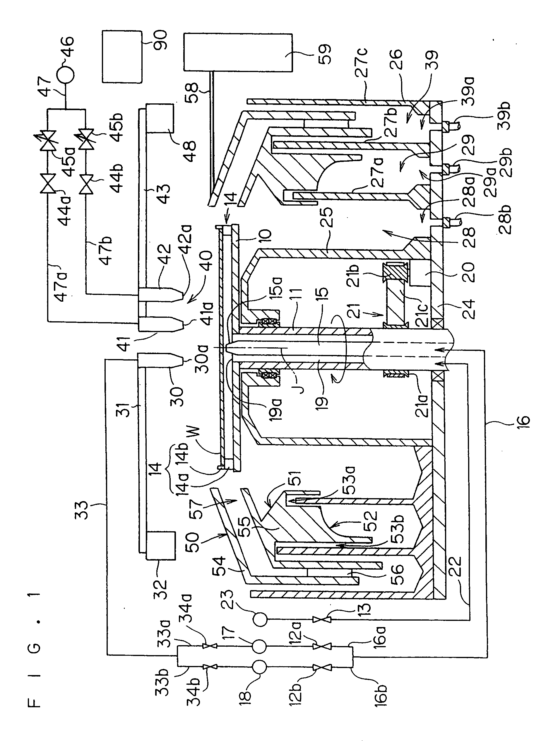 Substrate processing apparatus and substrate processing method drying substrate by spraying gas