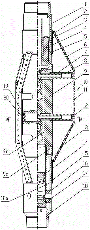 A plunger type centralizer with large variable diameter