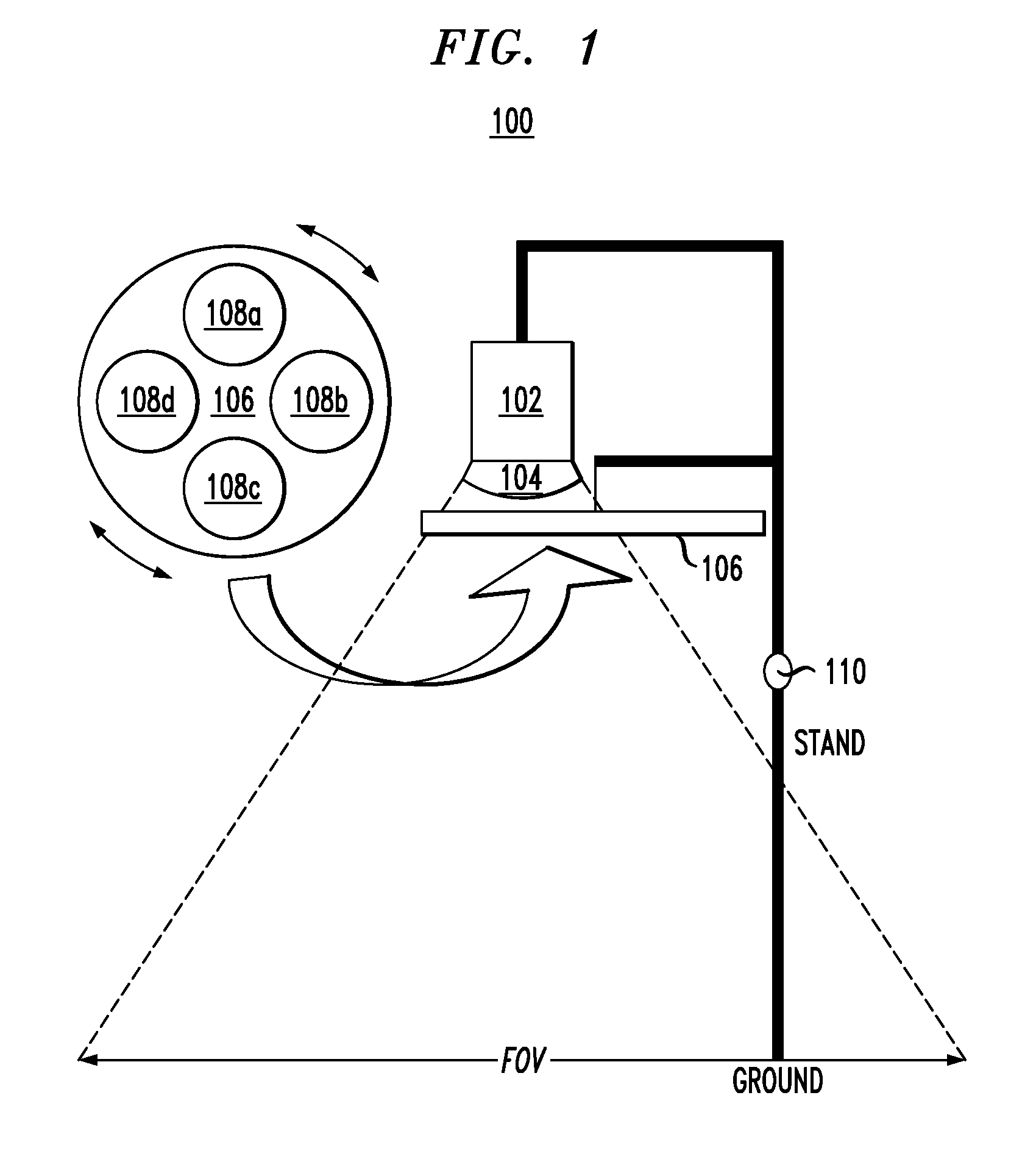 Large-Area Monitoring Using Infrared Imaging System