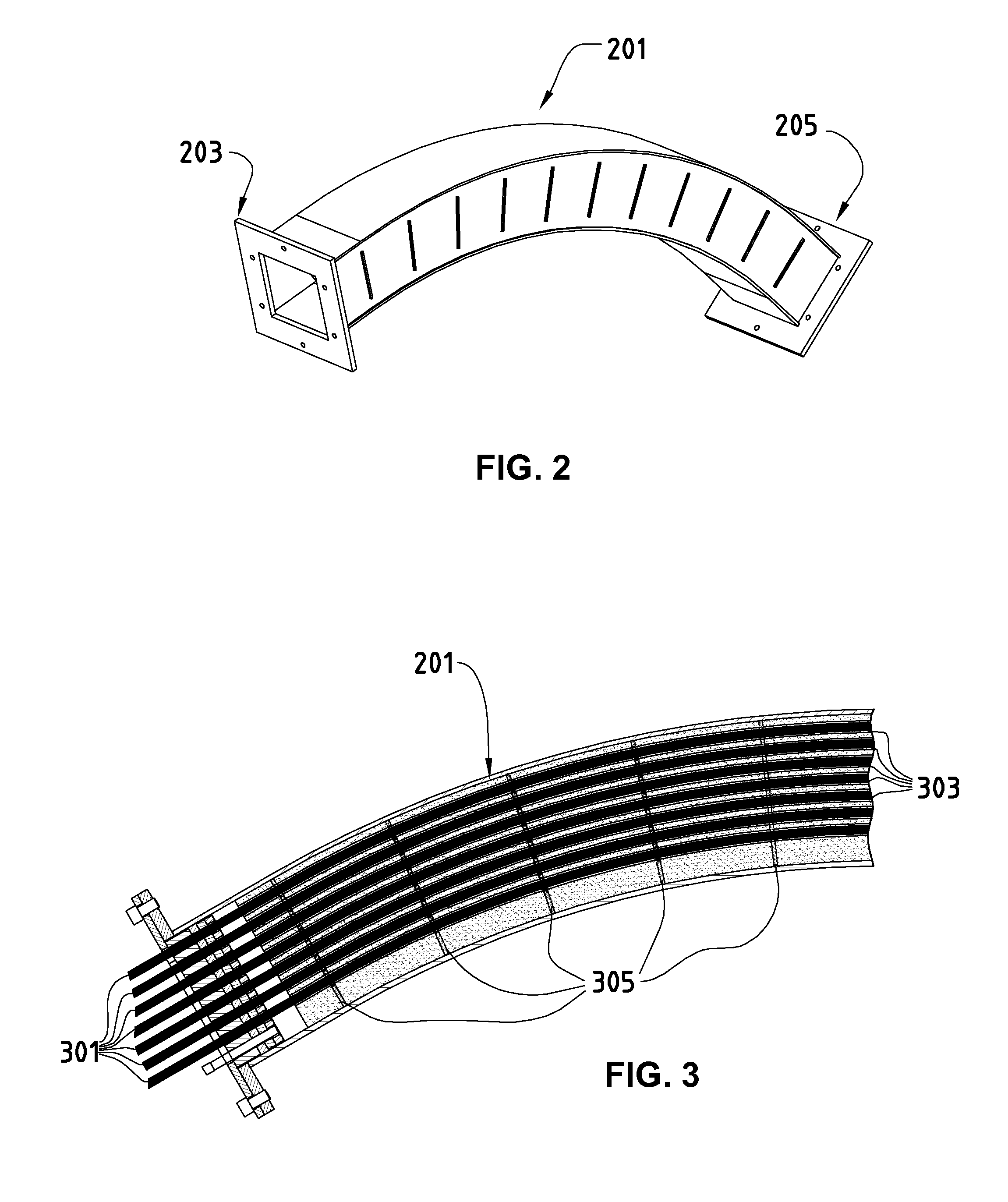 Strand guiding device