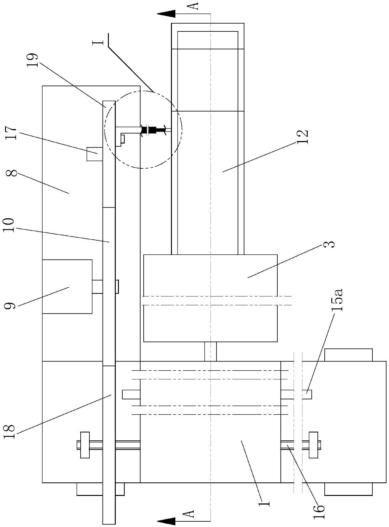 Curb stone laying and stacking equipment for engineering construction