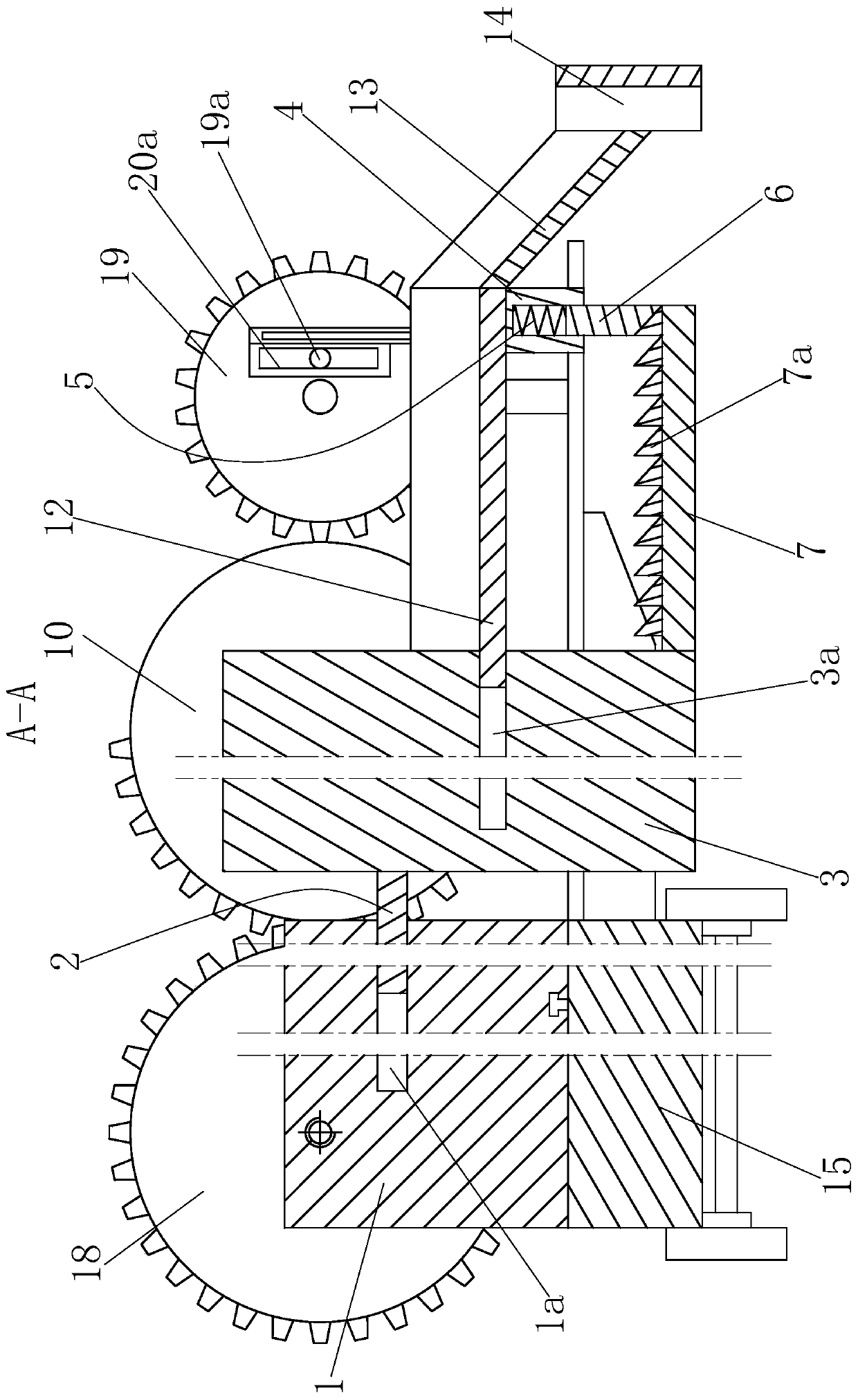 Curb stone laying and stacking equipment for engineering construction